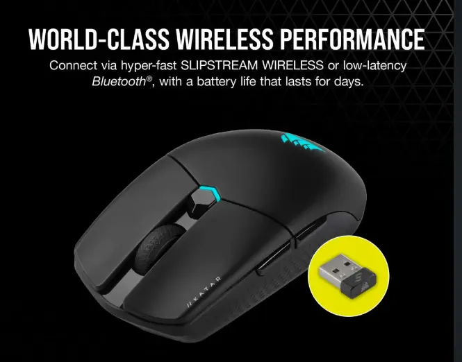 CORSAIR CH-931C111-AP KATAR ELITE WIRELESS Gaming Mouse (AP) 931C111