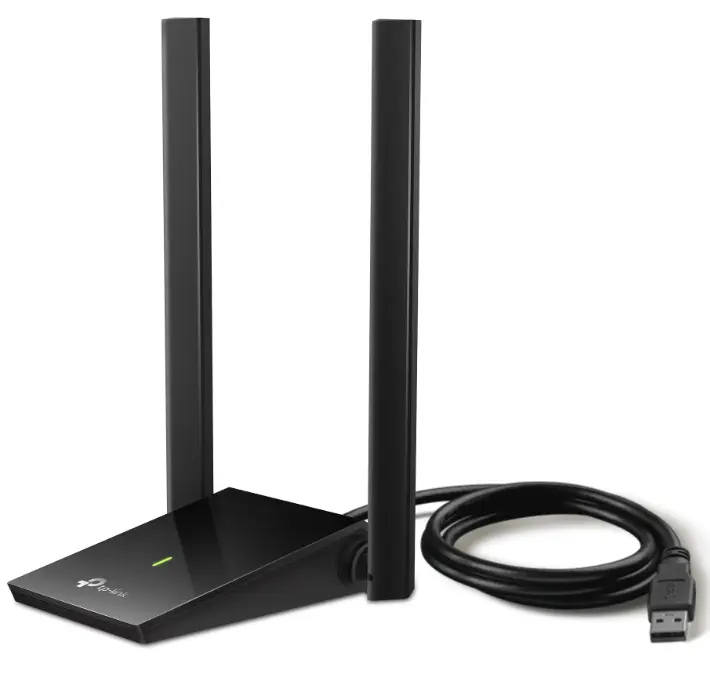 TP-LINK Archer T4U Plus AC1300 高增益 USB Wi-Fi 接收器