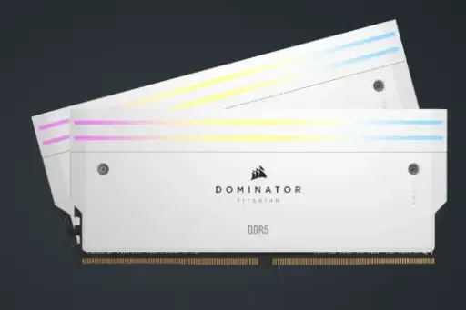 CORSAIR CMP32GX5M2X7000C4W DOMINATOR TITANIUM RGB DDR5 Memory